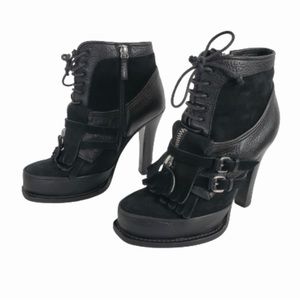 TABITHA SIMMONS SUEDE/LEATHER SALLY ANKLE BOOTIE
